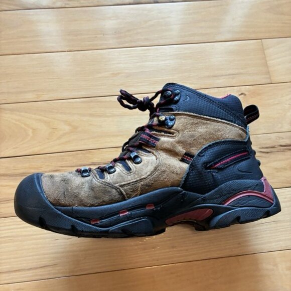 Keen Utility Men\'s Pittsburgh Steel Toe Waterproof Hiker Workshoe Brown Sz 9.5D main image 10